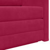 vidaXL Canap&eacute;-Lit 110cm Bordeaux Velours