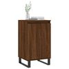 vidaXL Buffets 2 pcs ch&ecirc;ne marron 40x35x70 cm bois d'ing&eacute;nierie