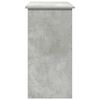 vidaXL Bureau Gris béton 80x40x75 cm Aggloméré