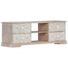 vidaXL Meuble TV 120x30x40 cm Bois d'acacia massif