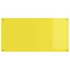 vidaXL Protection de cuisine 2 pcs Jaune 120 x 60 cm verre trempé