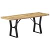 vidaXL Banc 110 cm Bois de r&eacute;cup&eacute;ration massif
