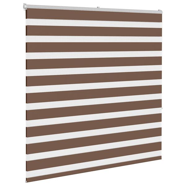 vidaXL Store z&egrave;bre marron 145x150cm largeur du tissu 140,9cm polyester