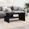 vidaXL Table basse Chêne noir 90 x 55 x 42,5 cm Bois d'ingénierie