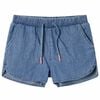 vidaXL Short pour enfants bleu denim 104