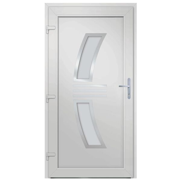 vidaXL Porte d'entr&eacute;e anthracite 108x200 cm PVC