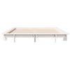 vidaXL Cadre de lit sans matelas blanc 140x190 cm bois de pin massif