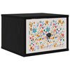 vidaXL Cabinet de chevet mural MAINZ Ch&ecirc;ne noir 36 x 33 x 25 cm