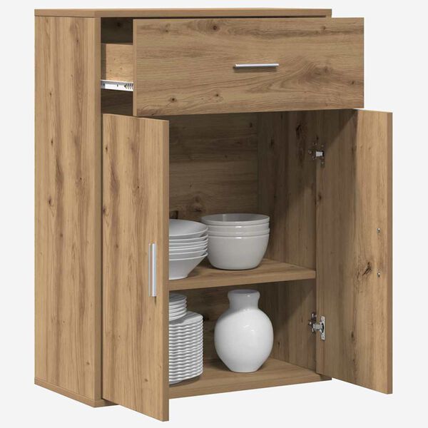 vidaXL Buffet Ch&ecirc;ne artisanal 60 x 30 x 84 cm Bois d'ing&eacute;nierie
