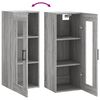 vidaXL Armoire murale sonoma gris 34,5x34x90 cm