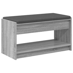 vidaXL Banc d'entr&eacute;e Gris Sonoma 83 x 38 x 45 cm