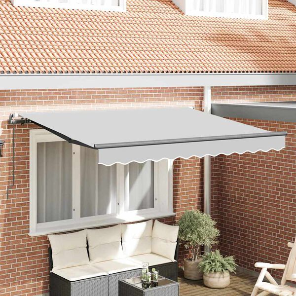 vidaXL Cadre d'auvent Anthracite 3 x 2 m Métal