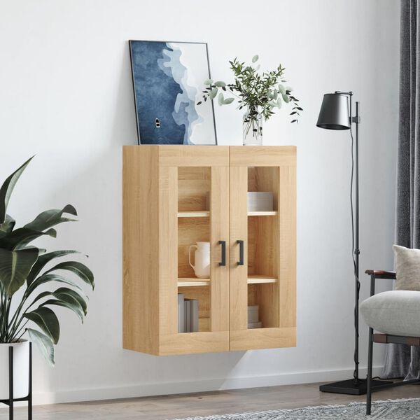 vidaXL Armoire murale ch&ecirc;ne sonoma 69,5x34x90 cm