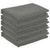 vidaXL Tissu de Table 5 pc Rectangulaire Gris clair 140 x 200 cm