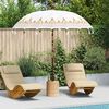 vidaXL Parasol balinais Cr&egrave;me 215 x 215 x 260 cm