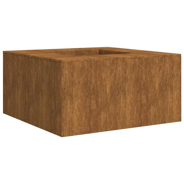 vidaXL Foyer 60x60x30 cm acier corten