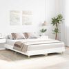 vidaXL Cadre de lit sans matelas blanc 150x200 cm bois d'ingénierie