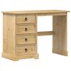 vidaXL Coiffeuse Corona 104x47x75 cm bois de pin massif