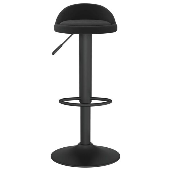 vidaXL Tabourets de bar lot de 2 Noir Velours