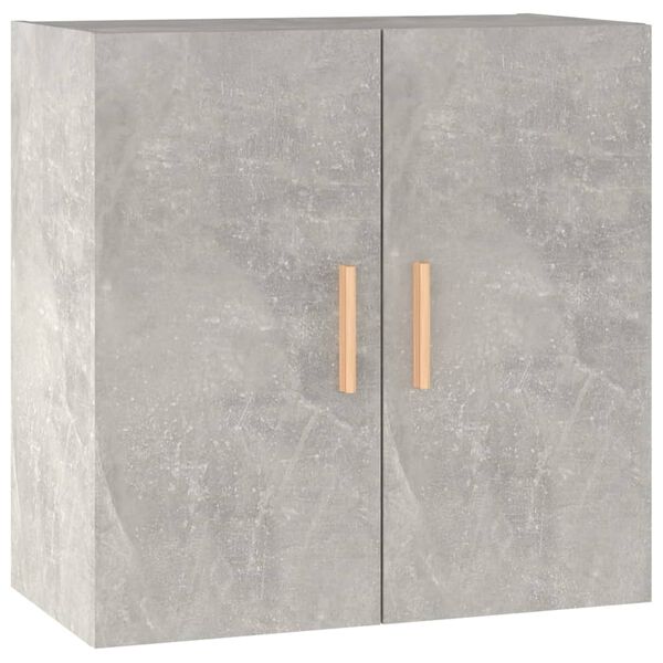 vidaXL Armoire murale Gris b&eacute;ton 60x30x60 cm Bois d'ing&eacute;nierie