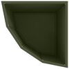 vidaXL Jardini&egrave;re d'Angle Vert olive 45 x 45 x 50 cm Acier