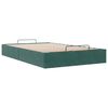 vidaXL Cadre de lit ottoman sans matelas vert fonc&eacute; 120x200 cm velours