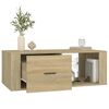 vidaXL Table basse Chêne sonoma 100x50,5x35 cm Bois d'ingénierie
