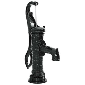 vidaXL Pompe &agrave; eau manuelle de jardin Fonte