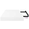 vidaXL &Eacute;tag&egrave;re murale flottante Blanc brillant 50x23x3,8 cm MDF