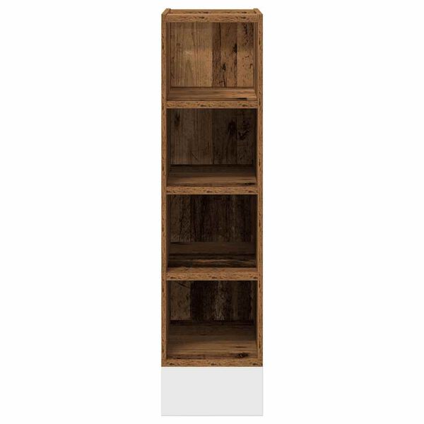 vidaXL Armoire de plancher "Riga" vieux bois 20x44,5x81,5cm
