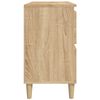 vidaXL Meuble d'&eacute;vier ch&ecirc;ne sonoma 80x33x60 cm bois d'ing&eacute;nierie