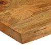 vidaXL Dessus de table 100x60x3,8 cm bord vivant bois massif manguier