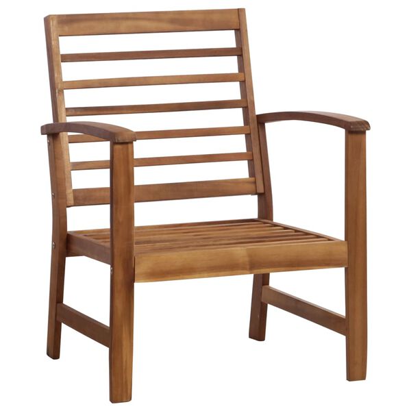 vidaXL Salon de jardin 4 pcs Bois d'acacia solide