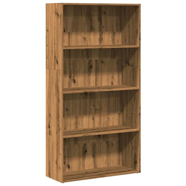 vidaXL Biblioth&egrave;que ch&ecirc;ne artisanal 80x30x152 cm bois d'ing&eacute;nierie