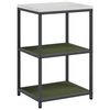 vidaXL &Eacute;tag&egrave;re de Cuisine HATTEM Vert olive 60 x 50 x 92 cm Acier