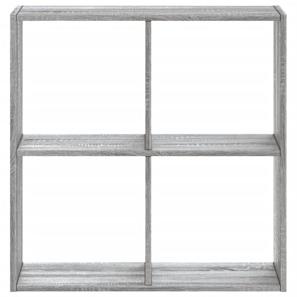 vidaXL Bibliothèque sonoma gris 68,5x32x68,5 cm bois d'ingénierie