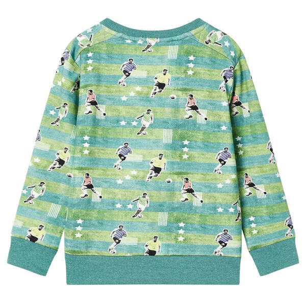 Sweatshirt pour enfants mélange vert clair 128