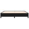 vidaXL Cadre de lit sans matelas noir 200x200 cm tissu