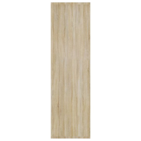 vidaXL Bibliothèque/Séparateur de pièce chêne sonoma bois d'ingénierie