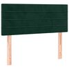 vidaXL T&ecirc;te de lit Vert fonc&eacute; 80x5x78/88 cm Velours