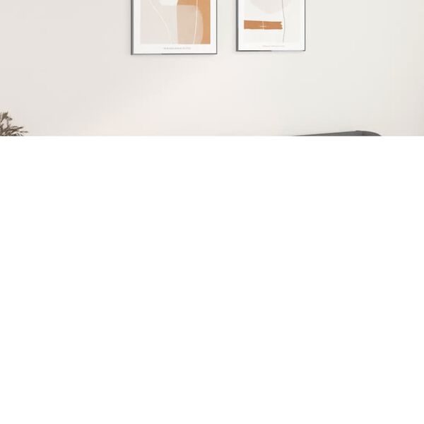 vidaXL T&ecirc;te de lit avec oreilles Gris 203x23x78/88 cm Similicuir