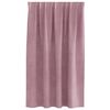 vidaXL Rideaux occultants 2 pcs Rose fonc&eacute; 140 x 140 cm Velours