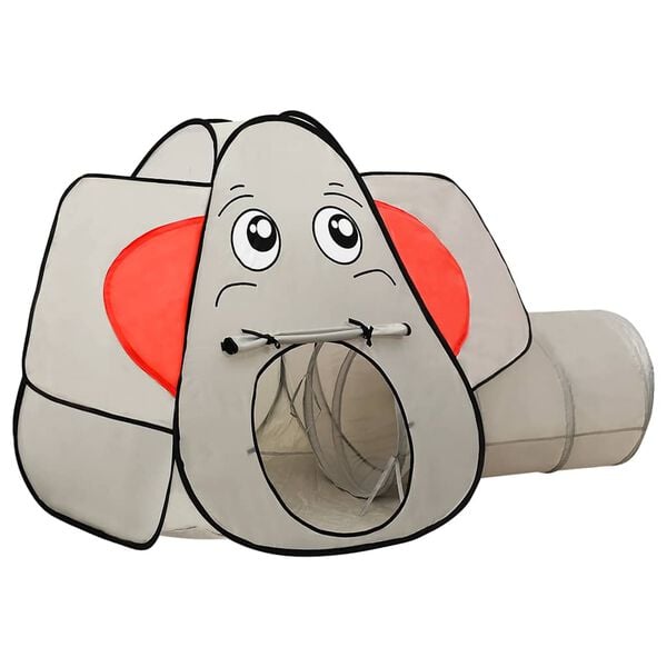 vidaXL Tente de jeu pour enfants 250 balles Éléphant Gris 174x86x101cm