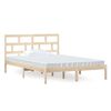 vidaXL Cadre de lit sans matelas bois massif 140x200 cm