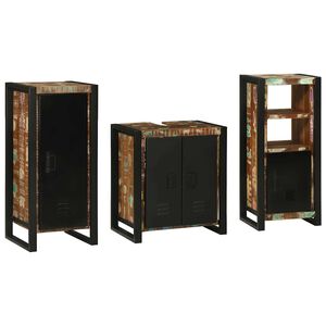vidaXL Ensemble de mobilier de salle de bain 3 pi&egrave;ces
