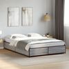 vidaXL Cadre de lit sans matelas sonoma gris 140x190 cm