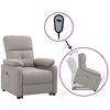 vidaXL Fauteuil Taupe Tissu
