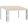 vidaXL Belv&eacute;d&egrave;re mural 3x4 m Cr&egrave;me Tissu