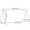 vidaXL Toit de lit pour enfants 199x80,5x88 cm bois de pin massif