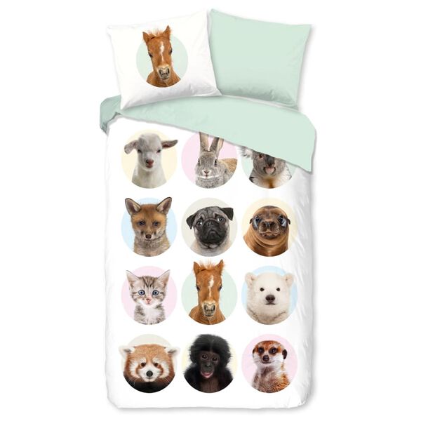 Good Morning Housse couette enfant YOUNG A 140x200/220 cm Multicolore